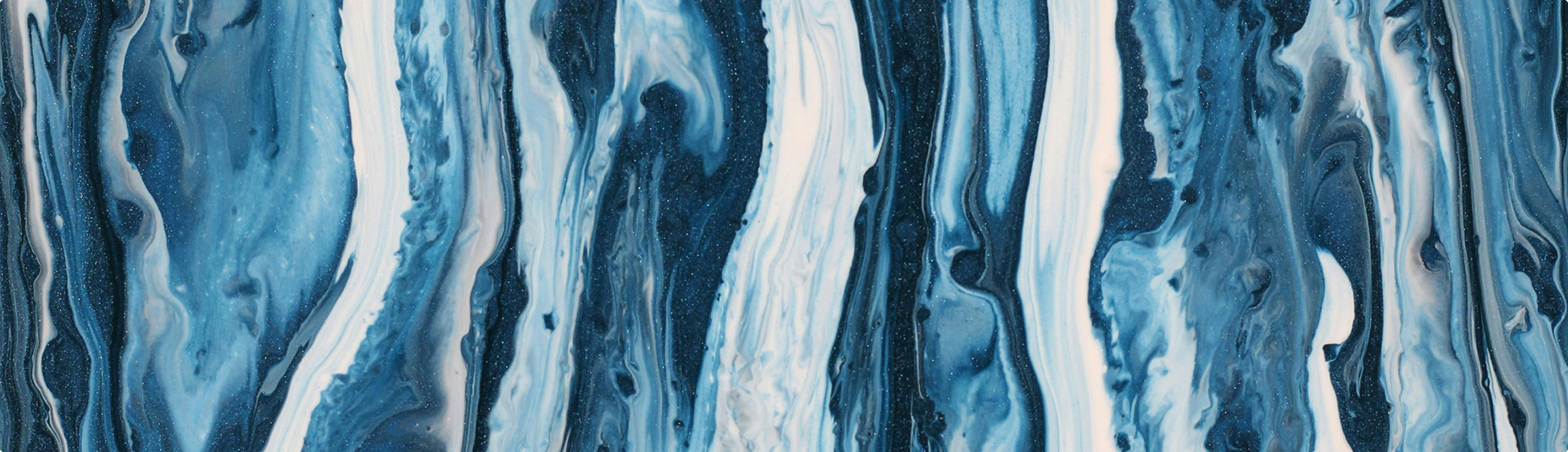 Abstract blue waves